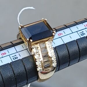 ELEGANT BRAZILIAN SMOKE QUARTZ RING